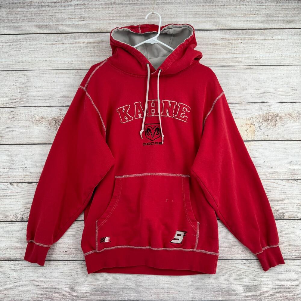 Kasey Kahne #9 Hoodie Sweatshirt Mens Medium Red Chase Authentics Dodge Racing